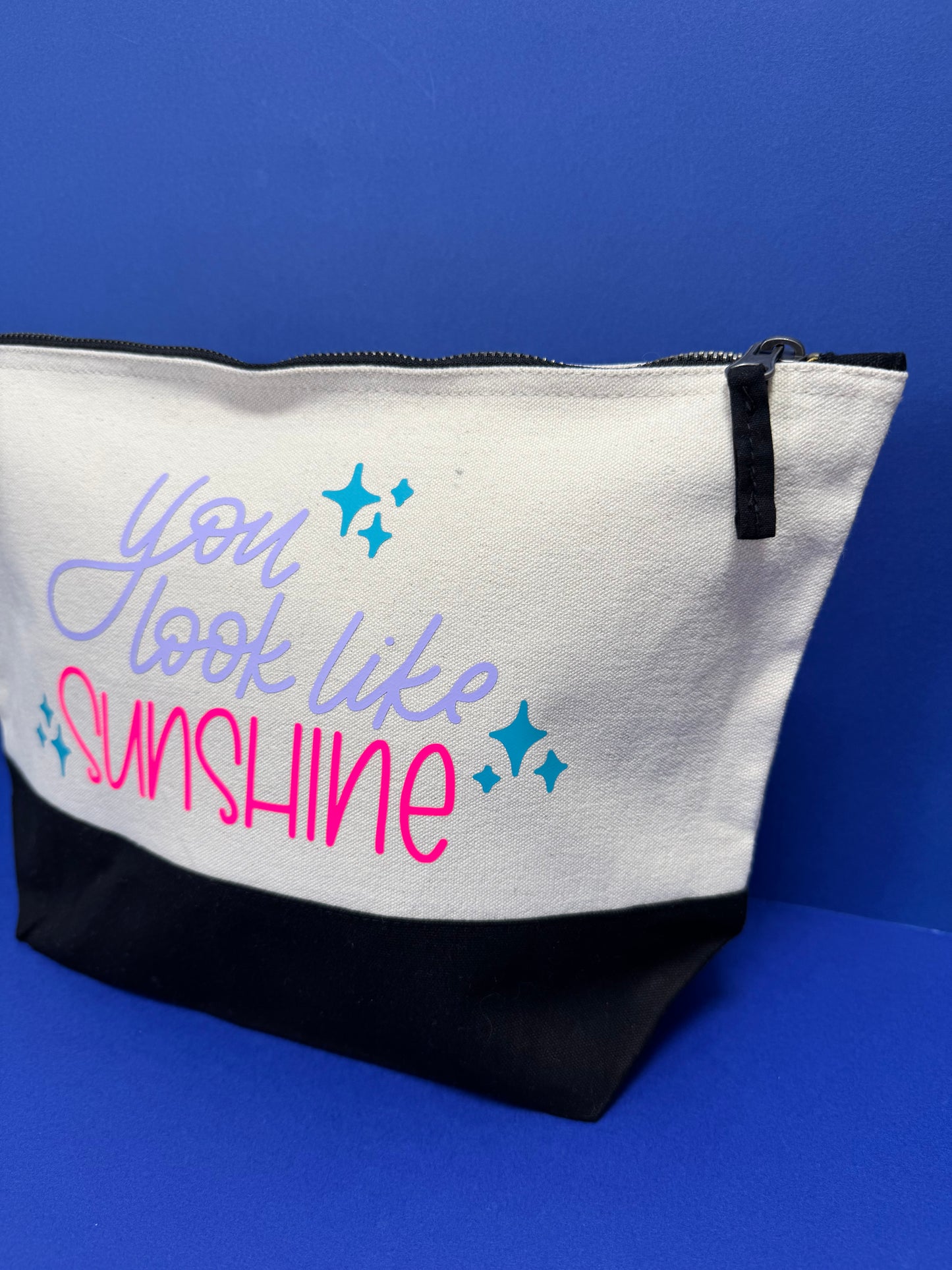 You look like SUNSHINE makeup craft bag