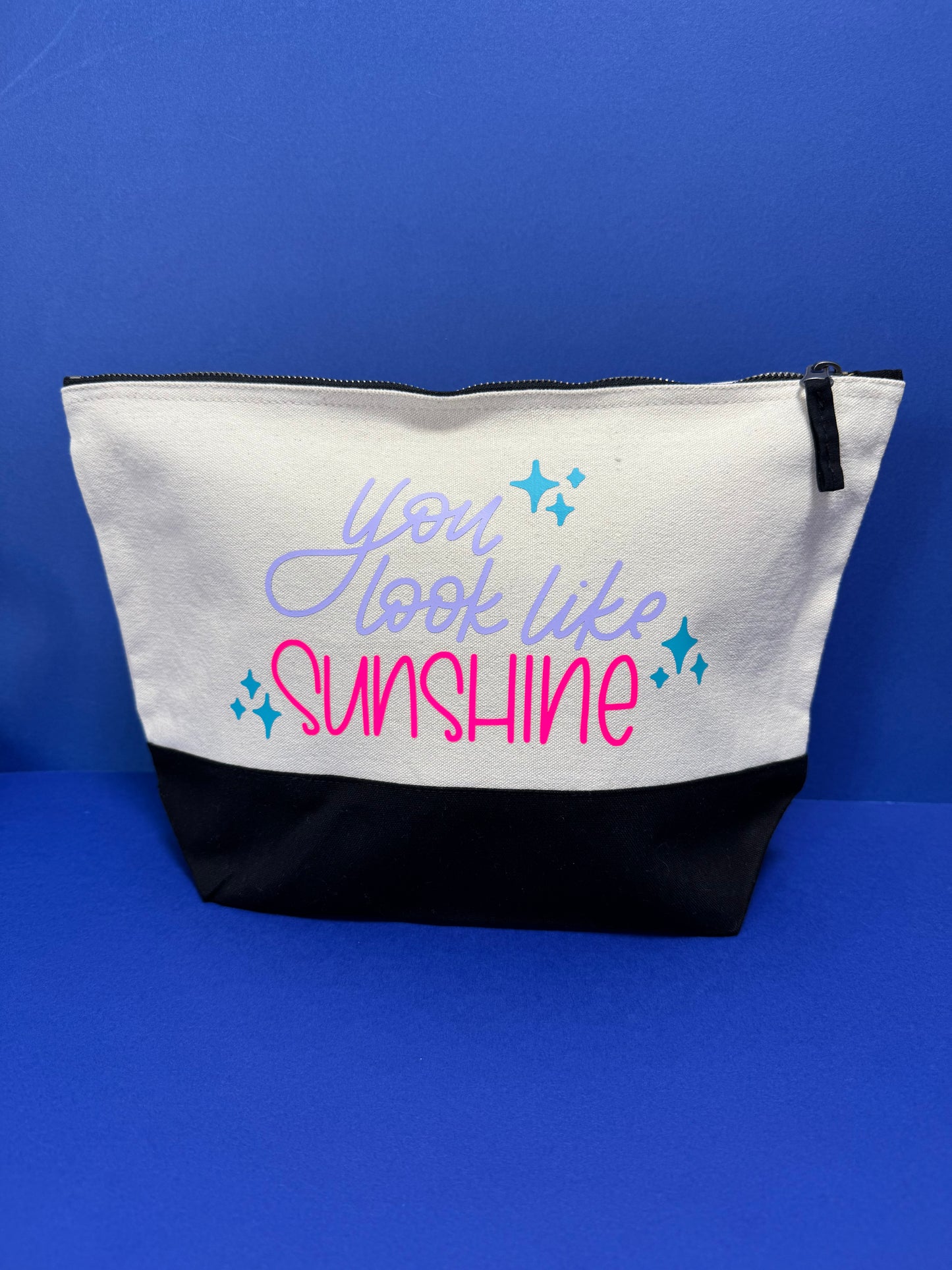 You look like SUNSHINE makeup craft bag