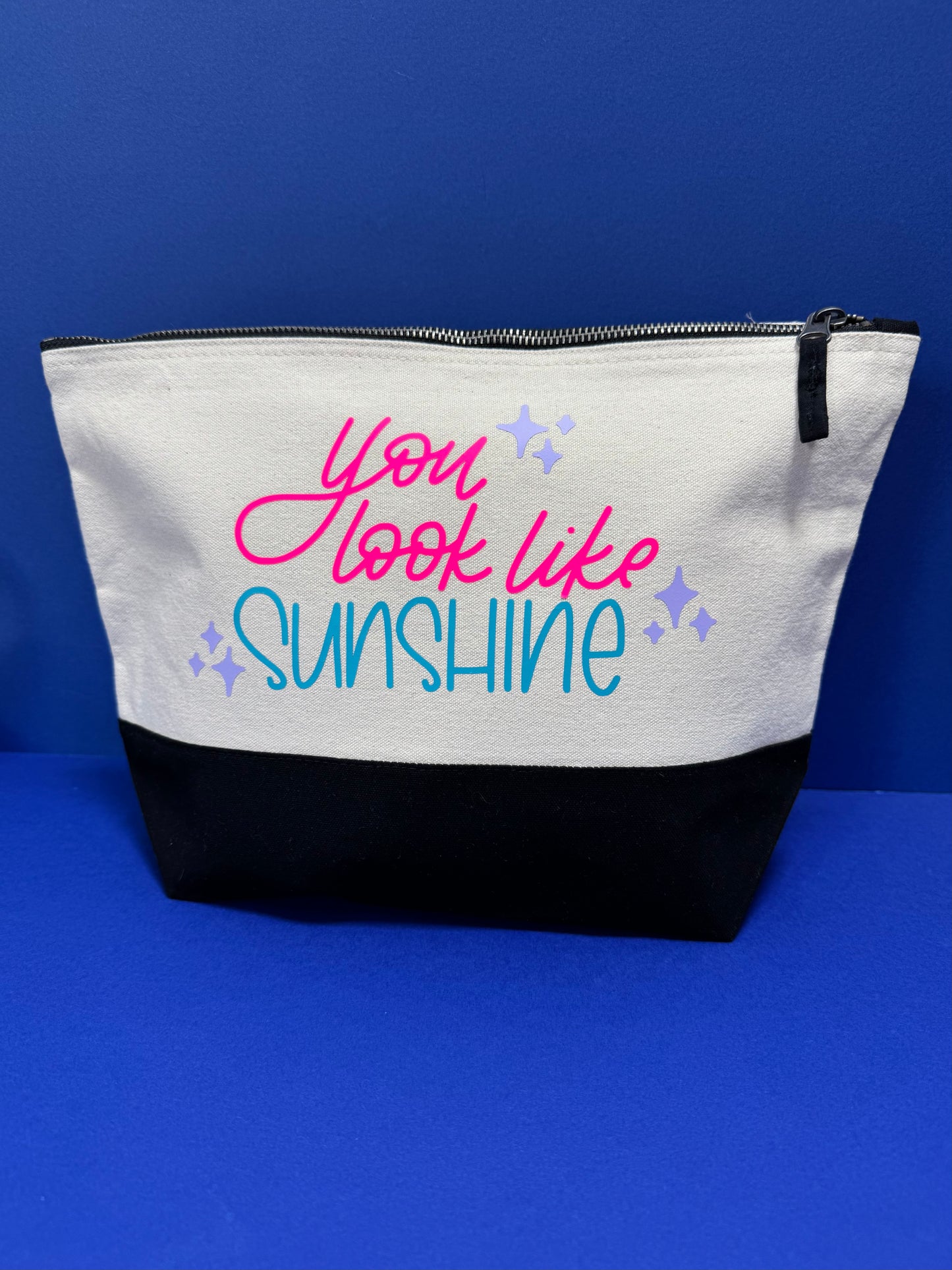 You look like SUNSHINE makeup craft bag