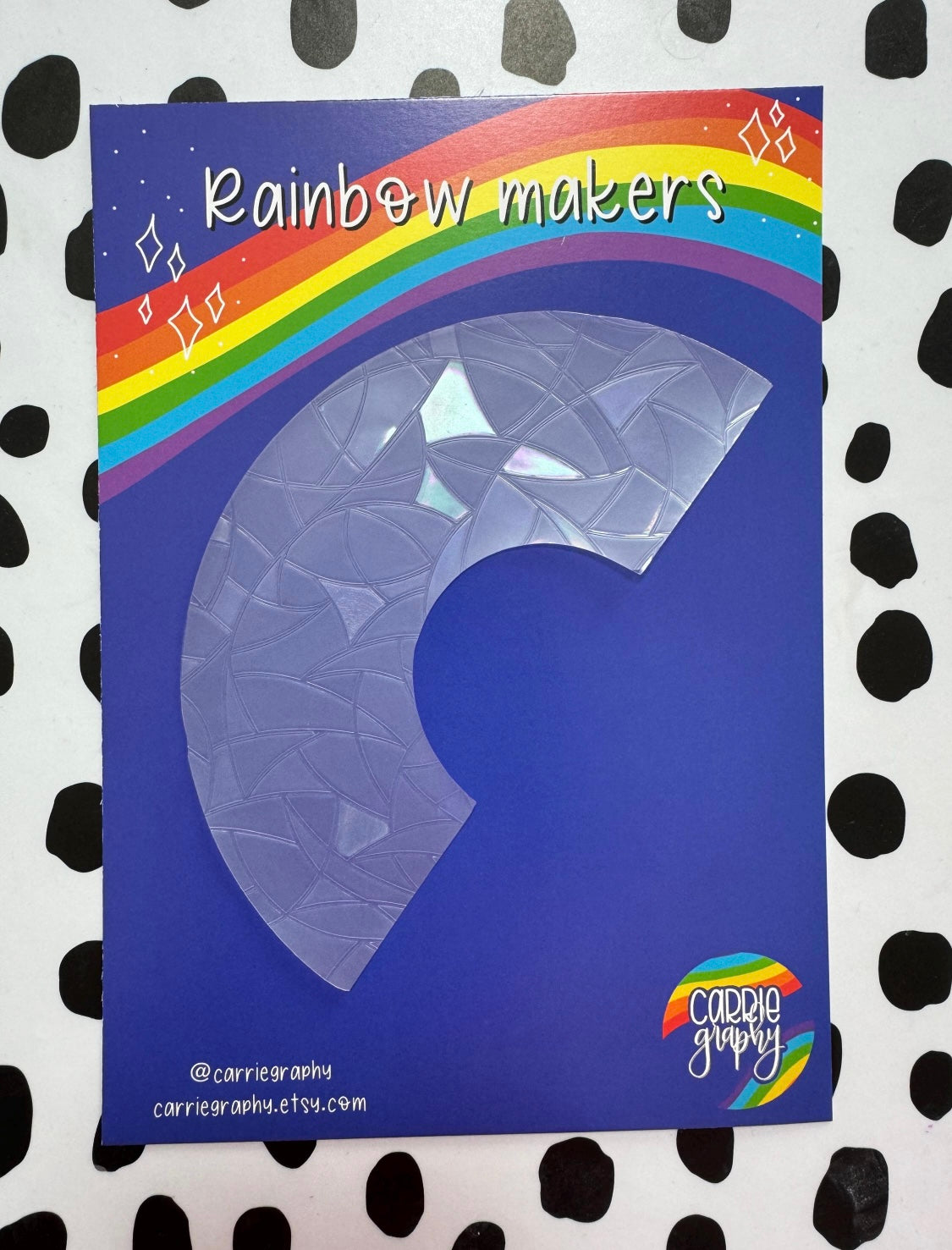 Open rainbow shape rainbow maker