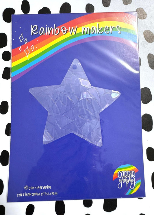 Star shaped rainbow maker